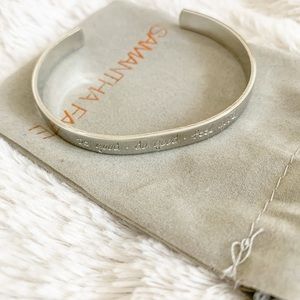Samantha Faye Inspiration Cuff in Silver